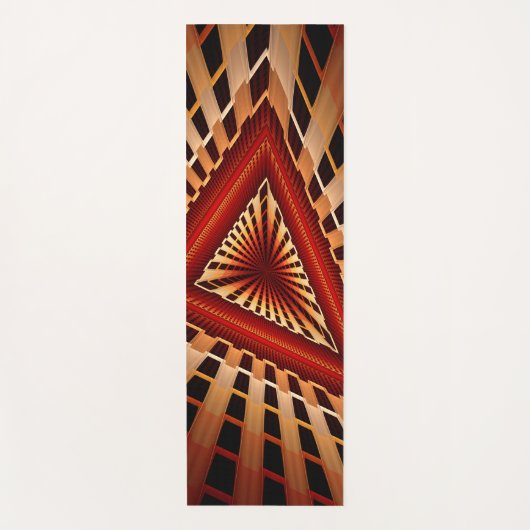 3D Fantasy Network Modern Fraktal Graphic Design Yogamatte (Vorderseite)