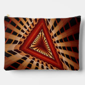 3D Fantasy Network Modern Fraktal Graphic Design Zubehörtasche (Vorderseite)