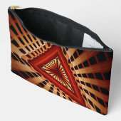 3D Fantasy Network Modern Fraktal Graphic Design Zubehörtasche (Offen)