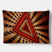 3D Fantasy Network Modern Fraktal Graphic Design Zubehörtasche (Rückseite)