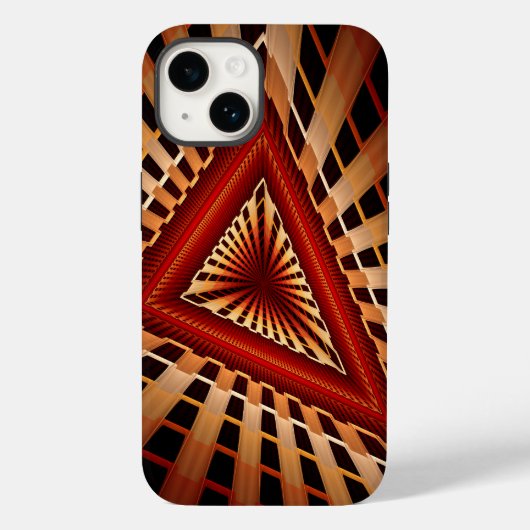 3D Fantasy-Netzwerk Moderne Fractal Grafikdesign Case-Mate iPhone Hülle (Rückseite)