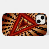 3D Fantasy-Netzwerk Moderne Fractal Grafikdesign Case-Mate iPhone Hülle (Rückseite (Horizontal))