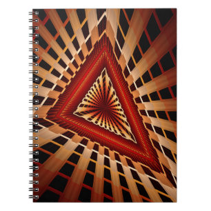 3D Fantasy Netzwerk Moderne Fractal Grafikdesign Notizblock