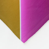 3D-Farben: Abstrakt geometrisch Fleecedecke (Ecke)