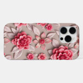 3D farbenfrohe Blume iPhone Hülle (Rückseite (Horizontal))