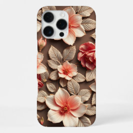 3D farbenfrohe Blume iPhone 16 Pro Max Hülle