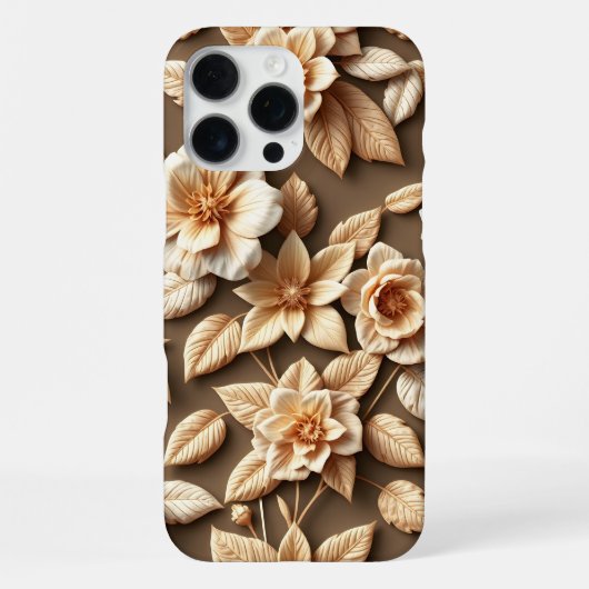 3D farbenfrohe Blume iPhone Hülle (Rückseite)