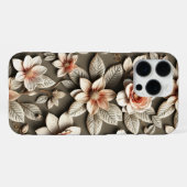 3D farbenfrohe Blume iPhone Hülle (Rückseite (Horizontal))