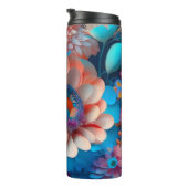 3D Farbenfrohe Bouquet von Blume Thermosbecher (Nach rechts gedreht)