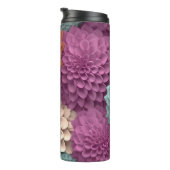 3D Farbenfrohe Dahlia Floral Thermosbecher (Nach rechts gedreht)