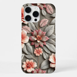 3D Farbige Blume iPhone 16 Pro Max Hülle