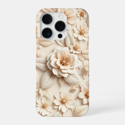 3D Farbige Blume iPhone Hülle (Rückseite)