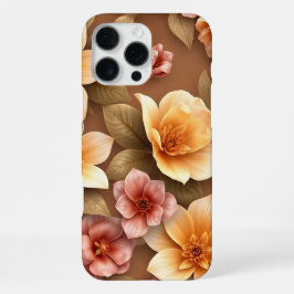 3D Farbige Blume iPhone 16 Pro Max Hülle