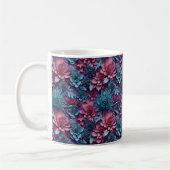 3D-farbige Blume Kaffeetasse (Links)