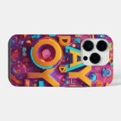 3D farbige iPhone-Fälle iPhone Hülle (Rückseite (Horizontal))