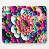 3D-Farbpapier - Blume Mousepad (Vorne)