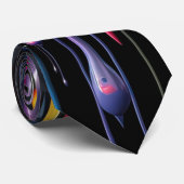 3D-Farbtropfen Krawatte (Gerollt)
