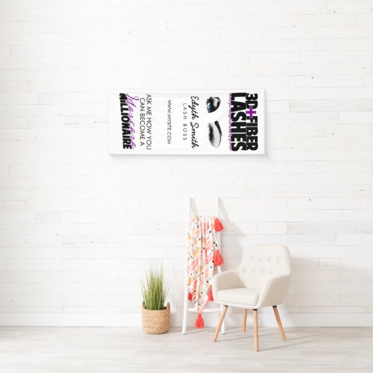 3D + Faser-Peitschen Banner (Insitu)