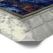 3D-Fenster "Berge anzeigen" Fake Poster (Ecke)