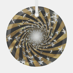 3D Festivals, dekorative Illustration Hintergrund. Ornament Aus Glas