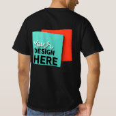 3D-Fett-Design-T-Shirt - Stehen Sie stetig aus T-Shirt (Rückseite)