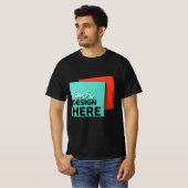 3D-Fett-Design-T-Shirt - Stehen Sie stetig aus T-Shirt (Vorne ganz)