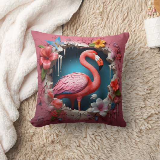 3D flamingo cushion Kissen (Decke)