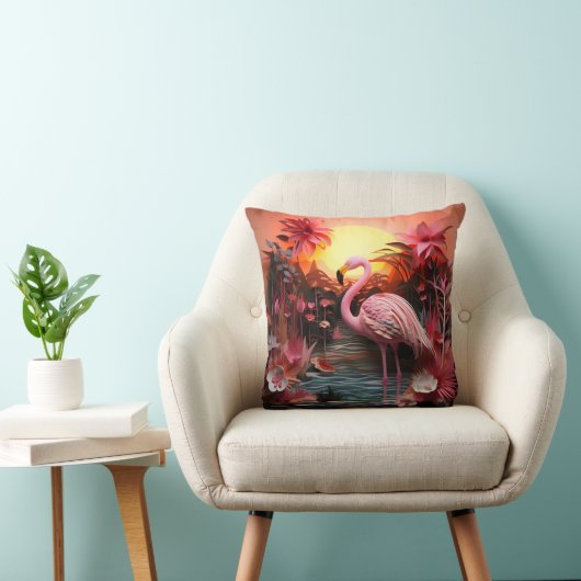 3D flamingo cushion Kissen (Stuhl )