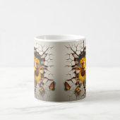 3D Floral Mug Kaffeetasse (Mittel)