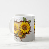 3D Floral Mug Kaffeetasse (Vorderseite Links)
