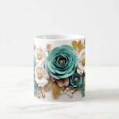 3D Floral Mug Kaffeetasse (Mittel)