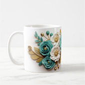 3D Floral Mug Kaffeetasse (Links)