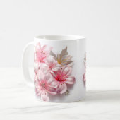 3D Floral Mug Kaffeetasse (Vorderseite Links)
