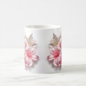 3D Floral Mug Kaffeetasse (Mittel)