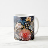 3D Floral Mug Kaffeetasse (VorderseiteRechts)