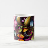 3D Floral Mug Kaffeetasse (Mittel)