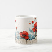 3D Floral Mug Kaffeetasse (Mittel)