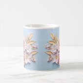 3D Floral Mug Kaffeetasse (Mittel)