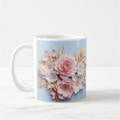 3D Floral Mug Kaffeetasse (Links)
