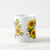 3D Floral Mug Kaffeetasse (Mittel)