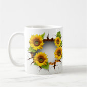 3D Floral Mug Kaffeetasse (Links)