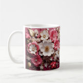 3D Floral Mug Kaffeetasse (Links)