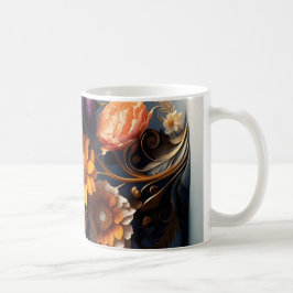 3D Floral Mug Kaffeetasse