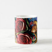 3D Floral Mug Kaffeetasse (Mittel)
