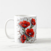 3D Floral Mug Kaffeetasse (Links)