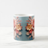 3D Floral Mug Kaffeetasse (Mittel)