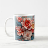 3D Floral Mug Kaffeetasse (Links)