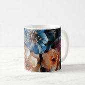 3D Floral Mug Kaffeetasse (VorderseiteRechts)