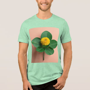 3D Floral Serenity - Bella+Leinwand Tri-Blend-T-Sh Tri-Blend Shirt