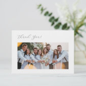 3D Flowers Paper Cut Roses Thank You Card Dankeskarte (Stehend Vorderseite)